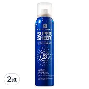 EILEEN GRACE 妍霓絲 SPF50清爽沁涼防曬噴霧, 180ml, 2瓶