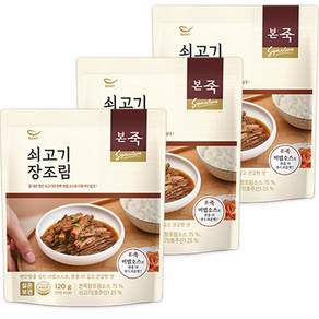 Bonjuk 本粥 即食醬燒牛肉調理包, 120g, 3包