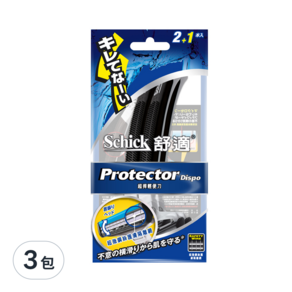 Schick 舒適牌 超捍輕便刀 19.9g, 3入, 3包