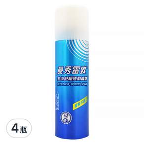 MENTHOLATUM 曼秀雷敦 勁涼舒緩運動噴霧, 120ml, 4瓶