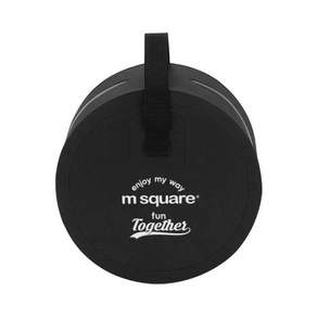 m square 圓形餐具收納包, 酷黑色, 1個