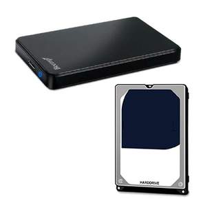 Beezap USB 3.0外接式硬碟, BZ33, 1024GB, 黑色