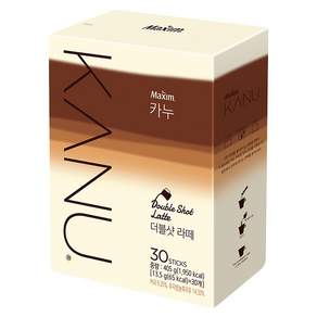 KANU 漸層奶香雙拿鐵咖啡, 13.5g, 30條, 1盒