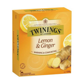 TWININGS 唐寧茶 檸檬薑茶, 1.5g, 80入, 1盒