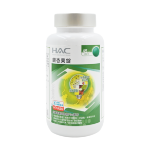 HAC 永信藥品 銀杏果錠, 180顆, 1瓶