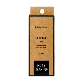 John's Blend 車用芳香劑補充包 2入, 麝香茉莉, 1盒