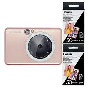 Canon 佳能 Inspik S2 Indy Pink + 50張照片紙（共60張）+ 正品包裝盒, 單品