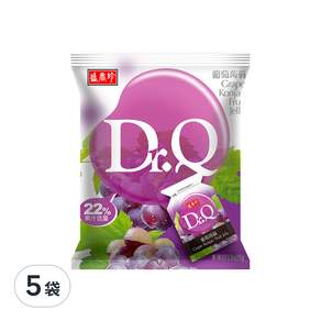 盛香珍 Dr.Q葡萄蒟蒻, 265g, 5袋