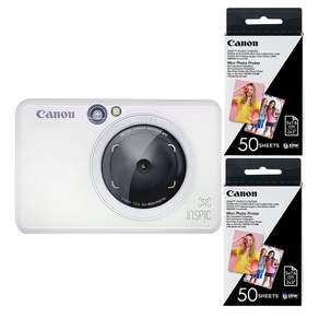 Canon 佳能 Inspic S2 白色相片影印機+相紙50入, 單品