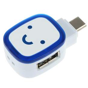 COSY Type-C USB 2 端口集線器讀卡器, UH3150C, 白色的