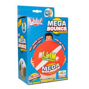 Wicked Mega Bounce 初級健身球 45cm + 腳踏泵, 隨機發貨