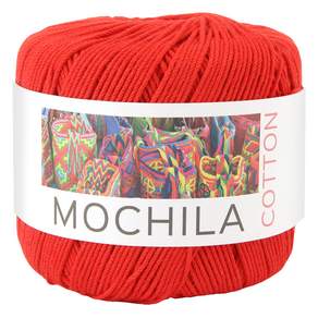 Brand yarn Mochila系列 棉針織線, Red, 1捲