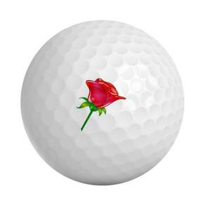 KAXIYA 高爾夫球貼紙, 玫瑰, 1個