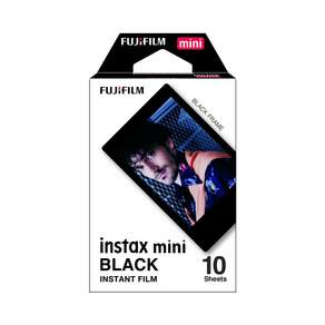 instax 拍立得 mini底片 黑色 10張, 單品, 1個