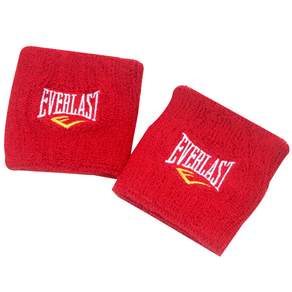 EVERLAST 雙層護腕 2入, 紅色的