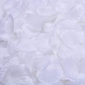 Partybok 派對玫瑰花瓣, 白色的, 500件