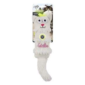 afp 貓玩具 Catzilla Cuddler Cuddler, 白色的, 1個