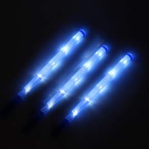 PARTYHAE LED 熒光棒 45cm, 藍色, 3個