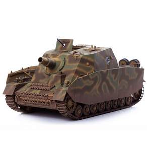 ACADEMY PLASTIC MODEL 1/35 德國 Brummbar 坦克車塑膠模型, 1個