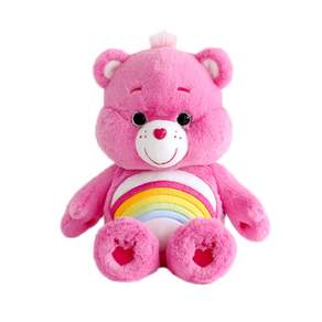 Care Bears 彩虹熊絨毛玩偶, 粉色, 27cm