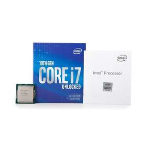 intel 英特爾 Core Comet Lake S CPU 第 10 代 i7-10700K, 單品