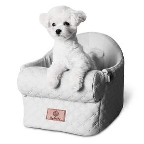DING DONG PET 精選寵物專用汽車安全坐椅, 灰色