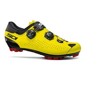 SIDI Eagle 10 MTB 防滑釘自行車鞋, 黑色+黃色熒光, 252.5