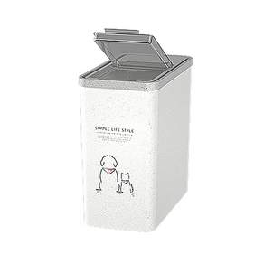 硅藻土濕度控制飼料廁所沙收納盒, 灰色的