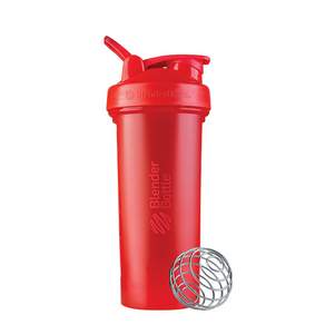 Blender Bottle Classic V2經典防漏搖搖杯水壺, 紅色, 828ml