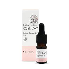 LALA ROSE DAY Rose Day第2代女性私密處香氛護理油 玫瑰款, 5ml, 1瓶