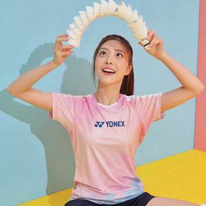 YONEX 女式遊戲服短袖 T恤 221TS012F