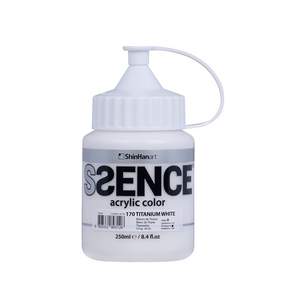 SSENCE A系列瓶型壓克力顏料 170鈦白, 1 種顏色, 250ml