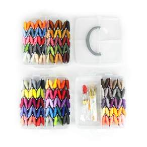 法國繡線 150色+編織輔助工具 6件組