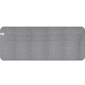 GOMPYO 無電磁波安全電熱毯 灰色, 迷你單人（67.5 x 180 厘米）