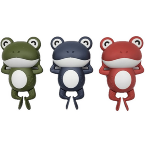 Fun Zone 呱呱呱呱發條青蛙 3 件組, 綠色、藍色、紅色