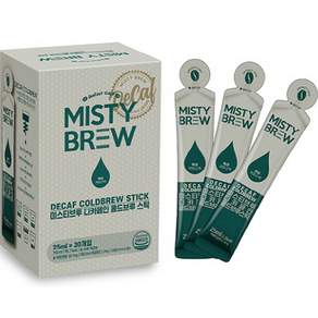 Misty Brew 脫咖啡因冷萃棒, 25ml, 30條, 1盒