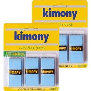 Kimony Highsoft EX系列羽球拍握把布 6入組, 天藍色(KGT131), 1組
