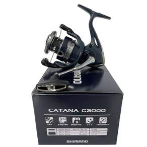 Shimano Katana 旋轉卷線器 2022, 銀色+海軍藍, C3000FE