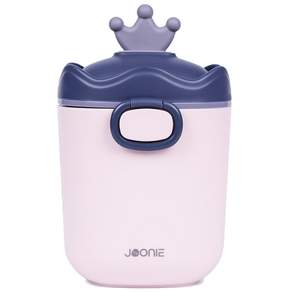 JOONIE 奶粉盒 奶粉收納袋 便攜奶粉 奶粉奶粉 奶粉盒 密閉容器 零食容器, 淺紫色L, 1個