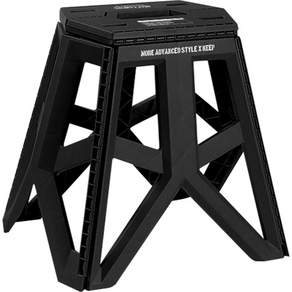 KEEP Camping Lightweight Folding Sensibility Stool Chair 可折疊野營椅 L, 黑色, 1個