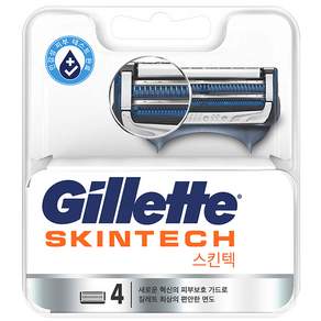 Gillette 吉列 Skinguard刮鬍刀片 8入, 4入, 1組