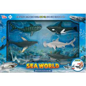 Think Sea World 後衛 Aqua 人物 6 件套, 1組