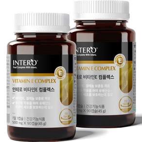 INTERO 綜合維他命E補充錠 45g, 90顆, 2罐