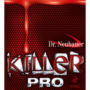 DrNeubauer Killer Pro短顆粒凸橡膠 DNSP-2427, 黑色的