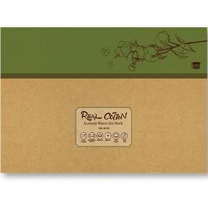 MIJELLO 美捷樂 Real Cotton Academy水彩素描本 中型 20張 300g DRC-4131, 1個