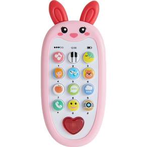 LITTLE CLOUD 幼兒旋律手機按鍵玩具, 兔子