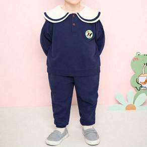 Molly Melly Infant Kids Fresh Sailor 上衣和下裝套裝