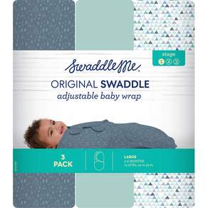 Swaddle Me 新生兒 Velcro 3D 裹布 L 號 3 件套