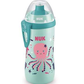 Nook Junior 首選運動帽水瓶, 1個, 章魚, 300ml