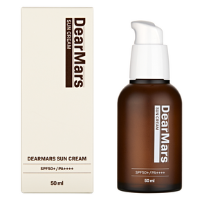 DEARMARS 男性用無白油防曬乳 SPF50+ PA++++, 50ml, 1個